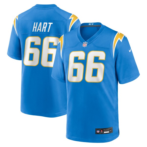 Men's Los Angeles Chargers #66 Bobby Hart Nike Powder Blue Team Stitched Game Jersey