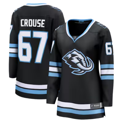 Women's Utah Mammoth #67 Lawson Crouse Black Home Stitched Breakaway Player Jersey