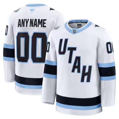 Men's Utah Hockey Club Custom White Stitched Jersey