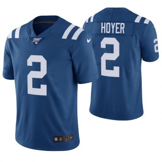 Men's Indianapolis Colts #2 Brian Hoyer Royal Blue Vapor Untouchable Limited Stitched Football Jersey