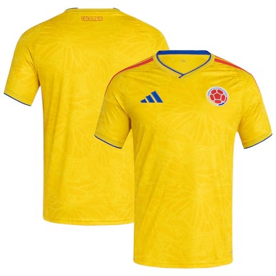 Men's Colombia National Team Blank Yellow adidas FIFA x World Cup 2026 Home Replica Jersey