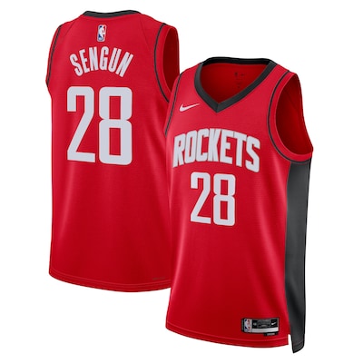 Youth Houston Rockets #28 Alperen Sengun Red Nike Icon Swingman Jersey