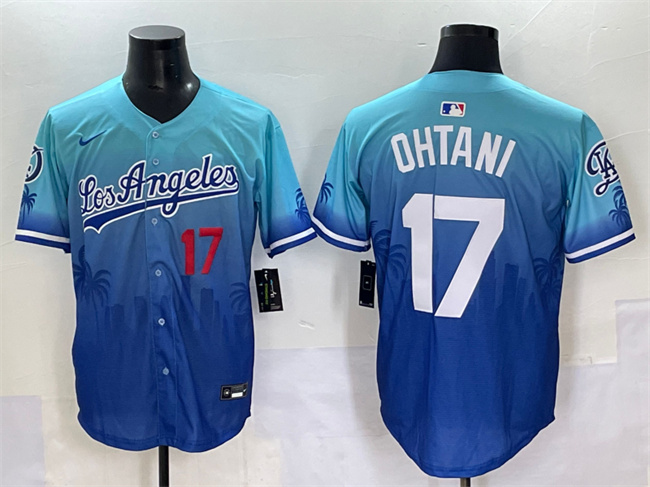 Youth Los Angeles Dodgers #17 Shohei Ohtani Blue Limited Stitched Baseball Jerseys