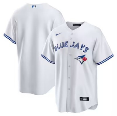 Big Size 4XL-8XL Men's Toronto Blue Jays Nike Home Replica Stitched Jersey - White