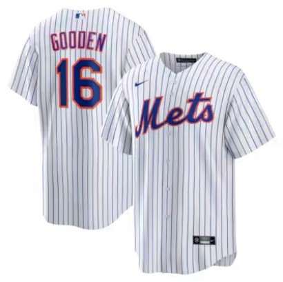 Men's & Women's & Youth New York Mets #16 Dwight Gooden White Nike Home Retired Player Replica Stitched Jersey