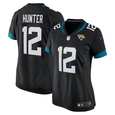 Women's Jacksonville Jaguars #12 Travis Hunter Black Nike Alternate Game Jersey
