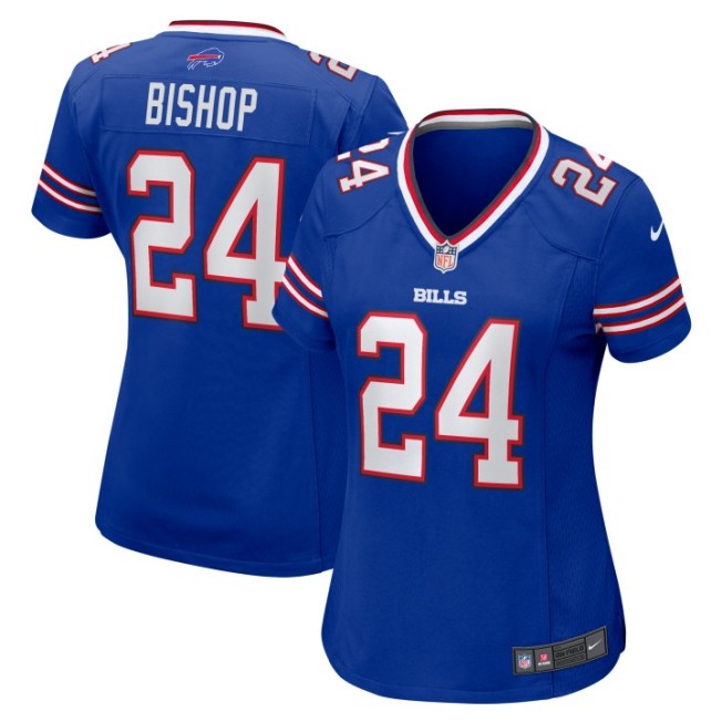 Women's Buffalo Bills #24 Cole Bishop Royal Nike Game Stitched NFL Jersey