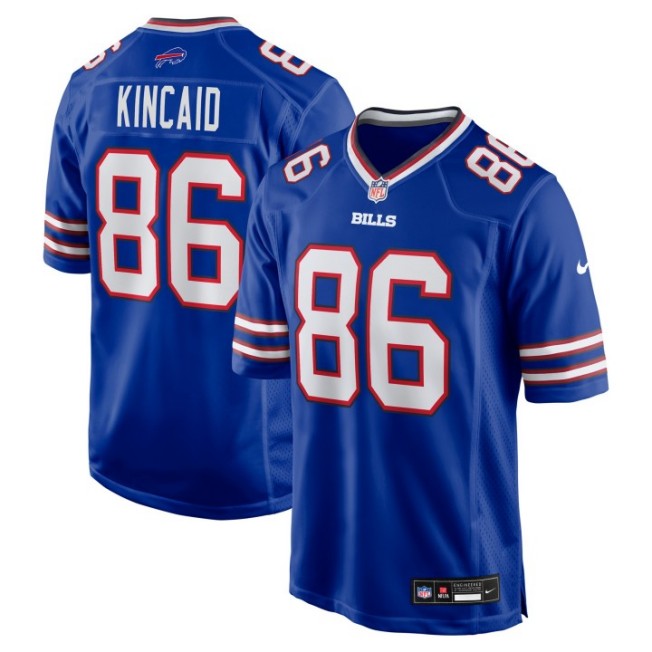 Men's Buffalo Bills #86 Dalton Kincaid Royal Nike Game Stitched NFL Jersey
