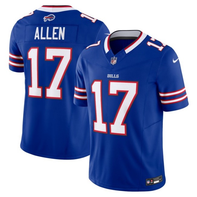 Men's Buffalo Bills #17 Josh Allen Royal Nike Vapor F.U.S.E. Limited Stitched NFL Jersey