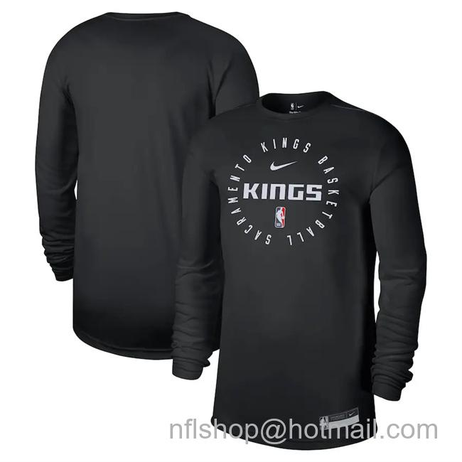 Men's Sacramento Kings Black 2024-25 Legend On-Court Practice Long Sleeve T-Shirt