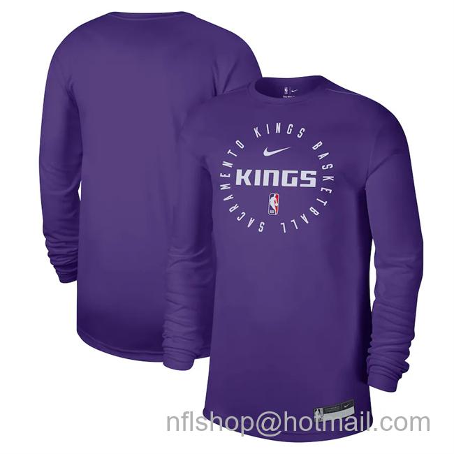 Men's Sacramento Kings Purple 2024-25 Legend On-Court Practice Long Sleeve T-Shirt