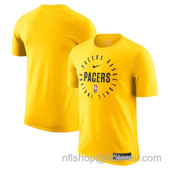 Men's Indiana Pacers Gold 2024-25 Legend On-Court Practice Performance T-Shirt