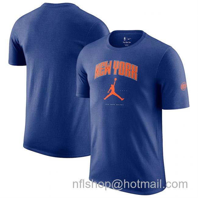 Men's New York Knicks Royal Essential Cities T-Shirt
