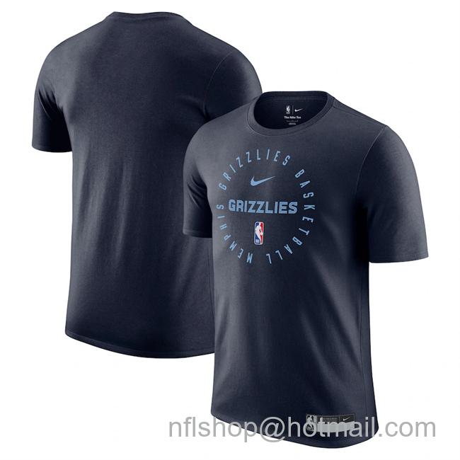 Men's Memphis Grizzlies Navy 2024-25 Legend On-Court Practice Performance T-Shirt
