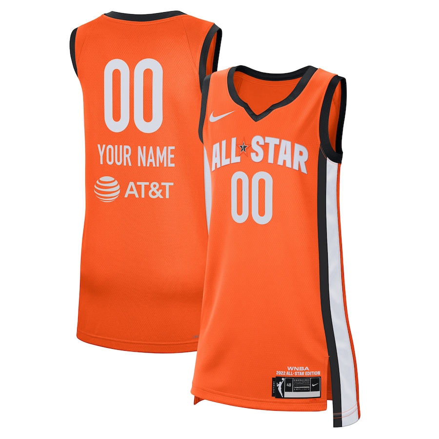 Unisex Nike 2022 WNBA All-Star Game Custom Victory Stitched Jersey - Orange