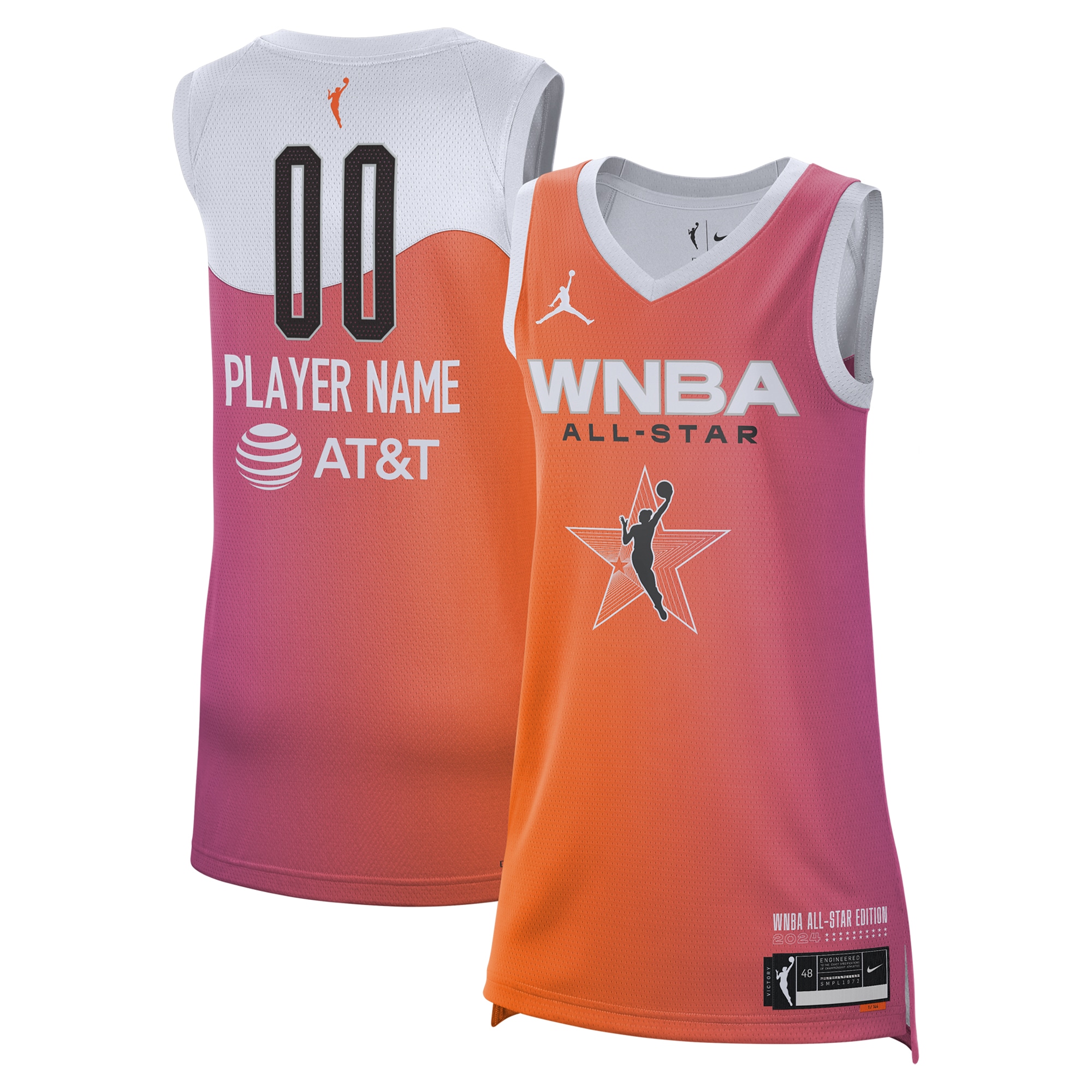 Unisex 2024 WNBA All-Star Custom Pink Game Victory Stitched Stitched Jersey