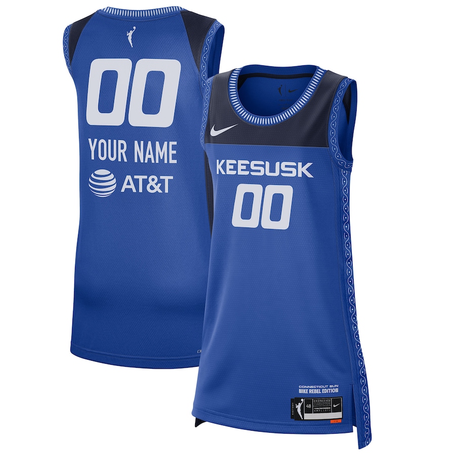 Unisex Connecticut Sun Nike 2021 Rebel Edition Victory Custom Stitched Jersey - Royal