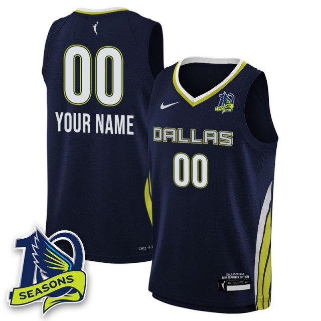 Dallas Wings Custom Unisex Nike Navy 2025 Limited Stitched WNBA Basketball Jersey