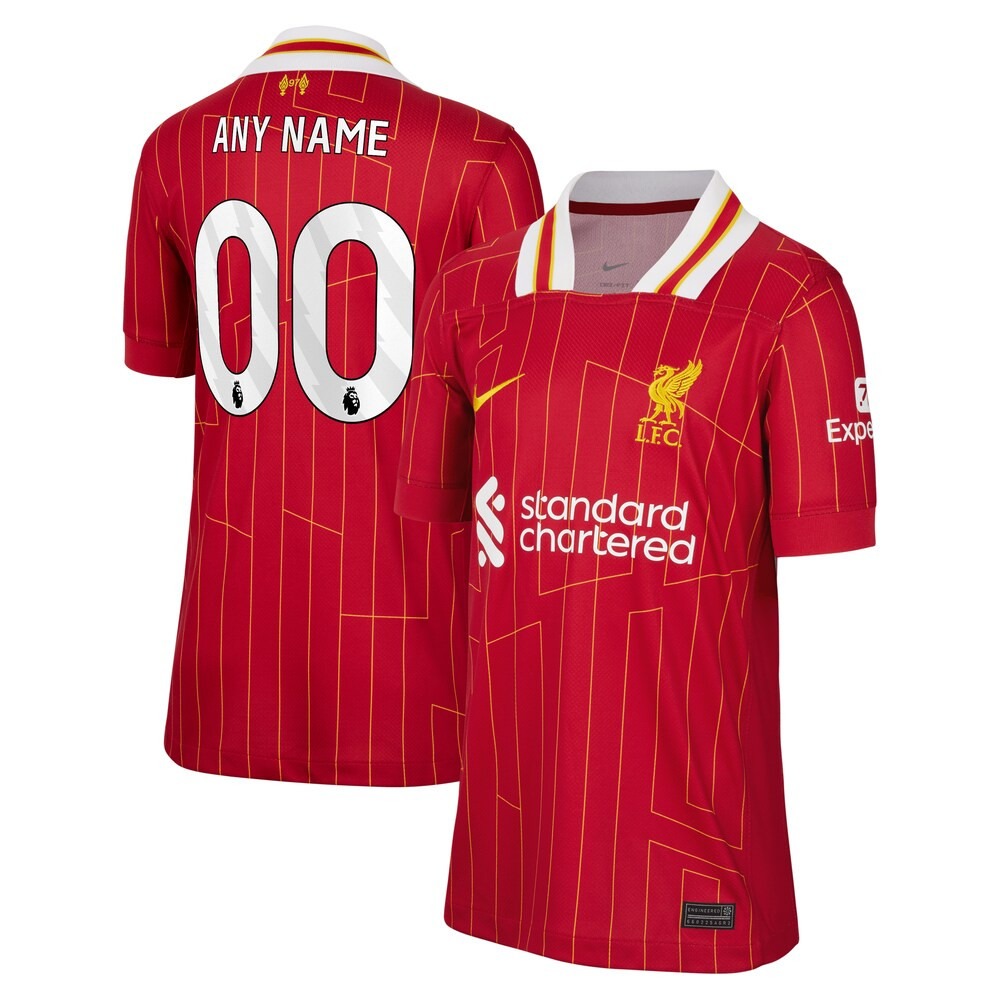 Liverpool Red 24-25 Custom Jersey - Printed