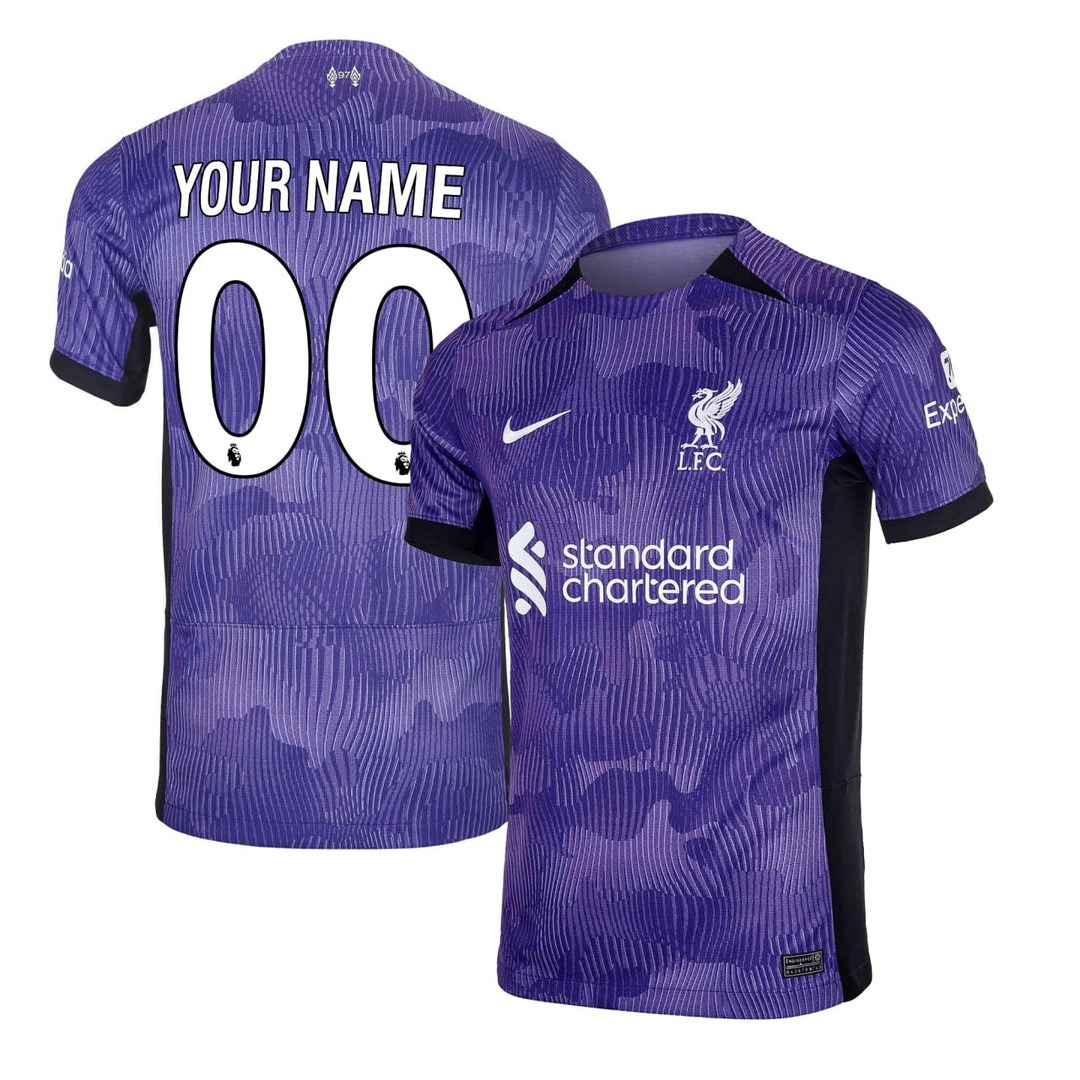 Liverpool 2023-24 Purple Custom 3rd Jersey - Printed