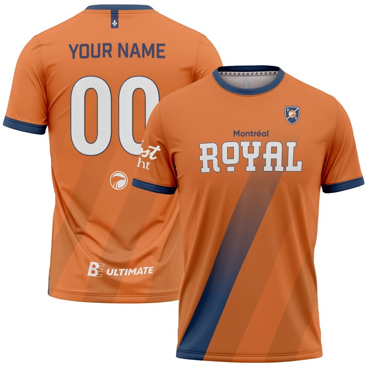 Montreal Royal 2025 Orange Custom Jersey - All Printed