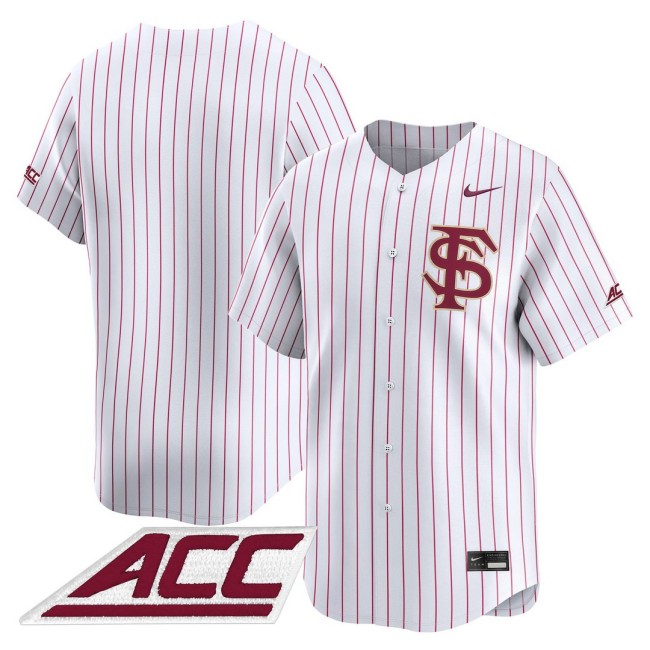 Men's Florida State Seminoles Team White 2025 Vapor Premier Limited Stitched Baseball Jersey