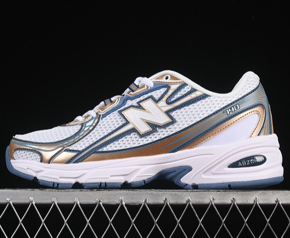 New Balance 740 White Heron Blue Vintage Indigo Gold Metallic U740HB2 Lifestyle Casual Shoes Sneaker