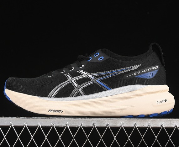 ASICS Gel-Kayano 31 Black Pure Silver Blue 1011B995-001 Sneaker