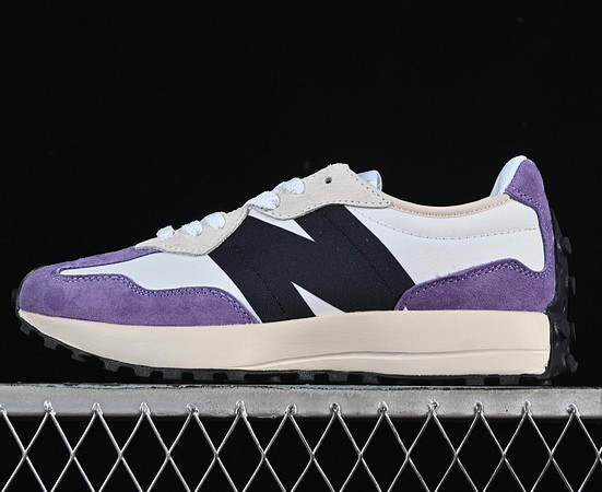 New Balance 327 Purple White Black MS327FE-2 Vibrant Retro Lifestyle Sneaker