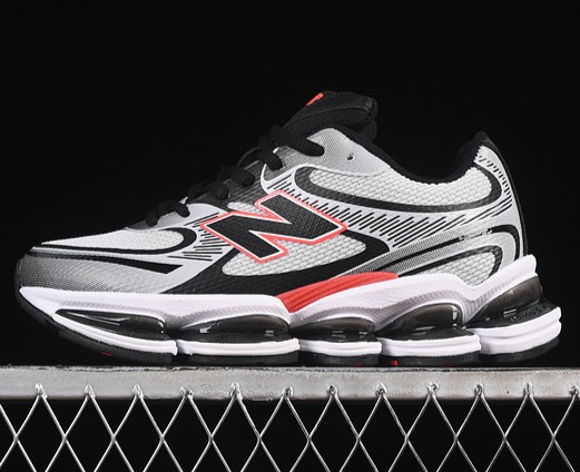 New Balance 2000 Light Gray Black White Red U2000KOA Sneaker