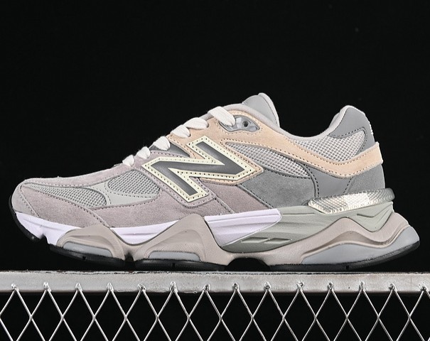 New Balance 9060 Grey Beige White U9060JCG Versatile Lifestyle Sneaker