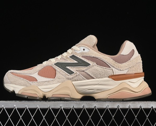 New Balance 9060 Orange Flat Taupe Light Sparrow U9060CWF Foot Locker Exclusive Earthy Modern Sneaker