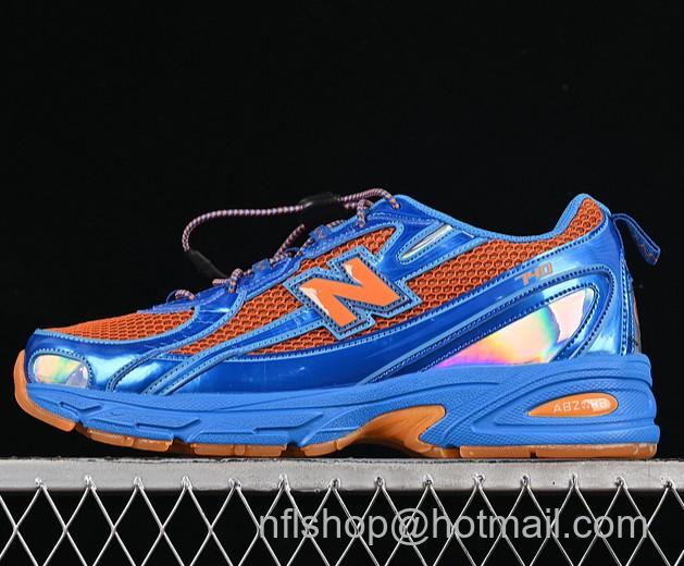 New Balance 740v2 Amine 'Benson Tech' U740CB2 Snorkel Blue Persimmon Orange Bold Lifestyle Sneaker