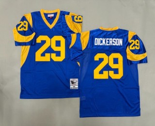 Men's Los Angeles Rams #29 Eric Dickerson Mitchell & Ness 1984 Throwbacks Authentics Royal NFL Jerseys