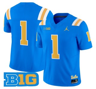 Men's UCLA Bruins #1 Blue 2025 Vapor Limited Stitched Football Jersey