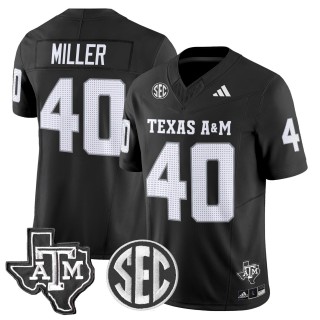 Men's Texas A&M Aggies #40 Von Miller 2025 Vapor Limited Jersey - Black
