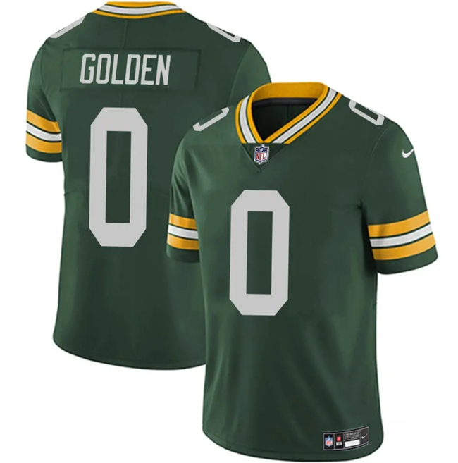 Men's Green Bay Packers #0 Matthew Golden Green 2025 Vapor Untouchable Limited Stitched Football Jersey