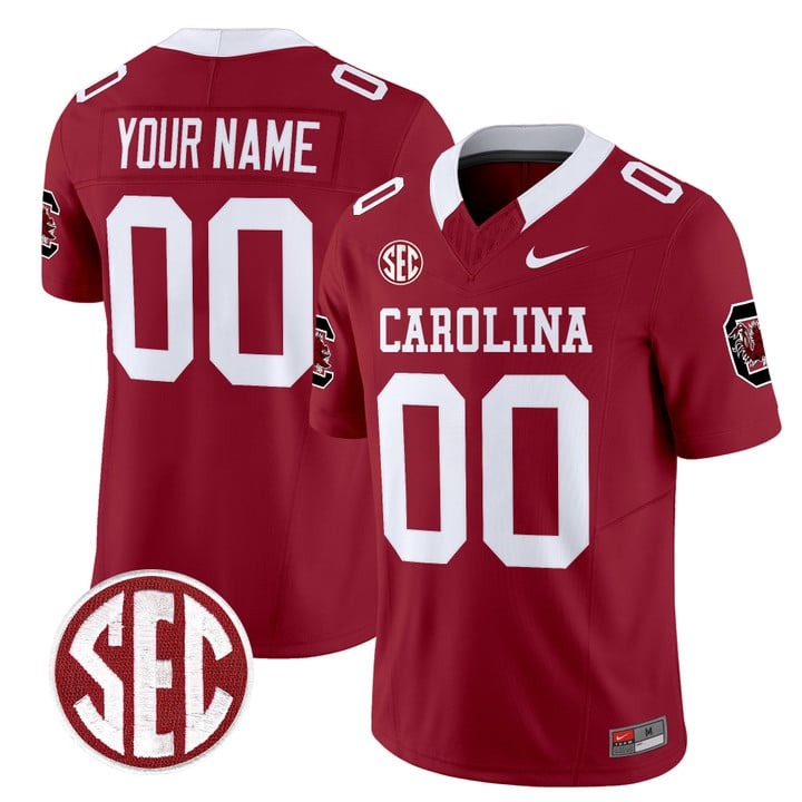 Men's South Carolina Gamecocks Custom Garnet 1980 Throwback Nike Vapor Limited Stitched Football Jersey