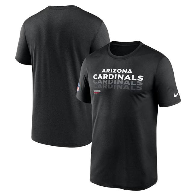 Men's Arizona Cardinals 2025 Black Sideline Legend Dri-FIT T-Shirt Men's Arizona Cardinals 2025 Black Sideline Legend Dri-FIT T-Shirt
