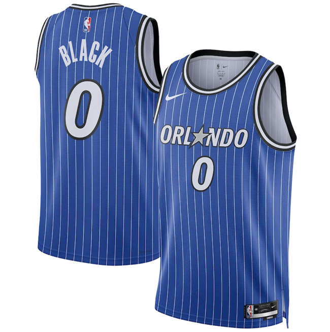 Men's Orlando Magic #0 Anthony Black Blue 2025 Icon Edition Stitched Basketball Jersey Men's Orlando Magic #0 Anthony Black Blue 2025 Icon Edition Stitched Basketball Jersey