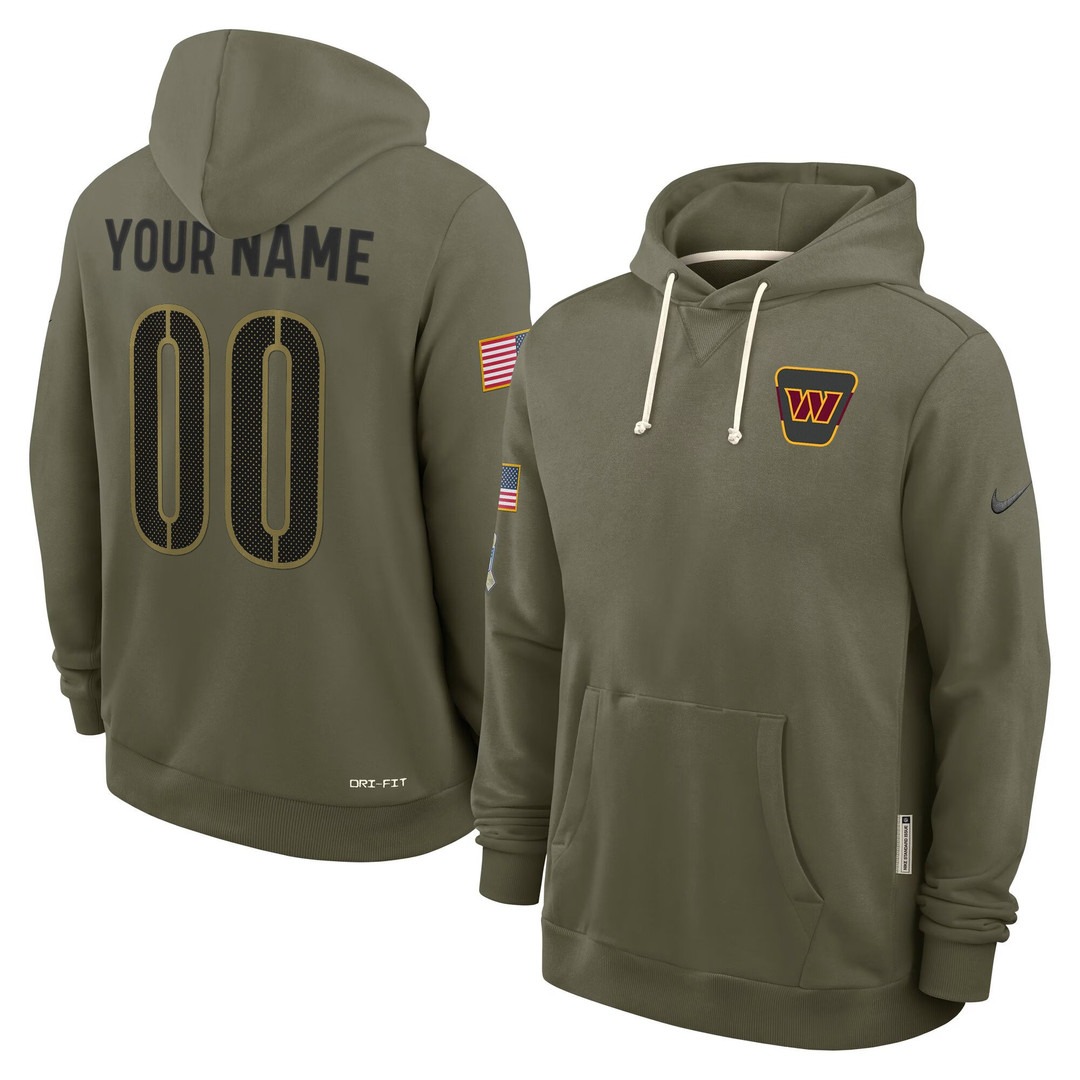 Men's S-5XL Washington Commanders Custom Nike 2025 Salute to Service Stitched Pullover Hoodie Men's S-5XL Washington Commanders Custom Nike 2025 Salute to Service Stitched Pullover Hoodie