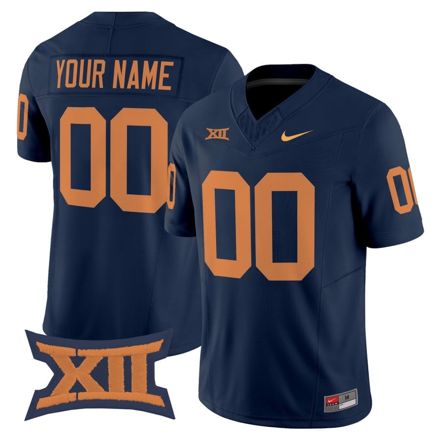 Men's West Virginia Custom Navy 1965 Throwback Vapor F.U.S.E. Limited Stitched Football Jersey