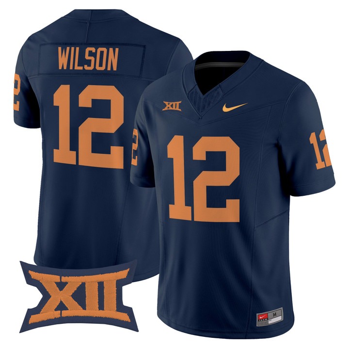 Men's West Virginia #12 Anthony Wilson Jr. Navy 1965 Throwback Vapor F.U.S.E. Limited Stitched Football Jersey