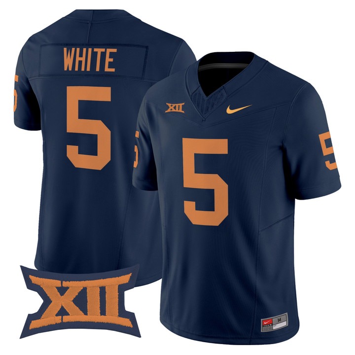 Men's West Virginia #5 Navy 1965 Throwback Vapor F.U.S.E. Limited Stitched Football Jersey