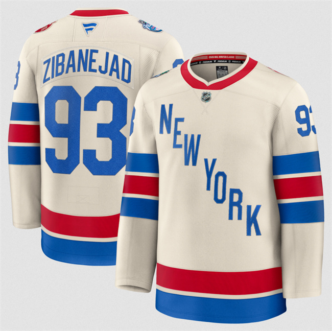 Youth New York Rangers #93 Mika Zibanejad Beige 2026 Winter Classic Stitched Hockey Jersey