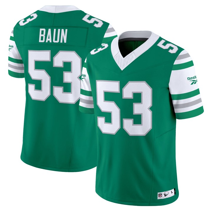 Men's Philadelphia Eagles #53 Zack Baun Green F.U.S.E. Limited Stitched Reebok Jersey