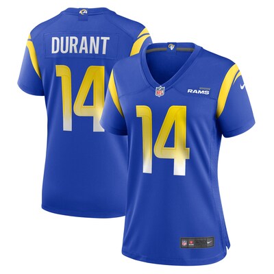 Women's Los Angeles Rams #14 Cobie Durant Royal Nike Game Stitched Jersey