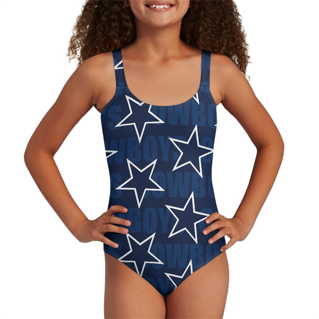 Youth Dallas Cowboys Bodysuit Comfortable Swimwear Beachwear Bathing 001(Pls check description for details)