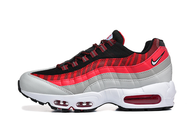 Men's Hot sale Running weapon Air Max 95 Grey-Orange Shoes 078