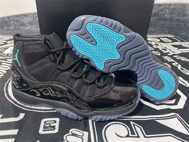 Men's Running weapon Air Jordan 11 Black Shoes 130